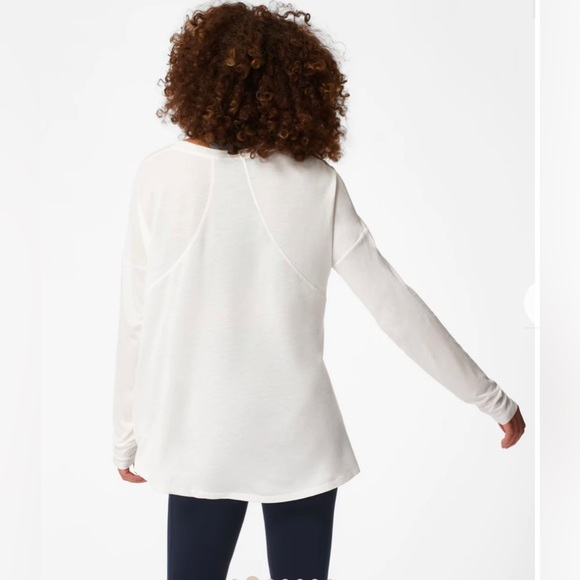 SWEATY BETTY Easy Peazy Top in Lily-White - Picture 2 of 13